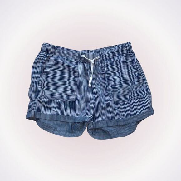 Miami Nautical Striped Drawstring Waist Shorts | Sz S - Picture 1 of 5